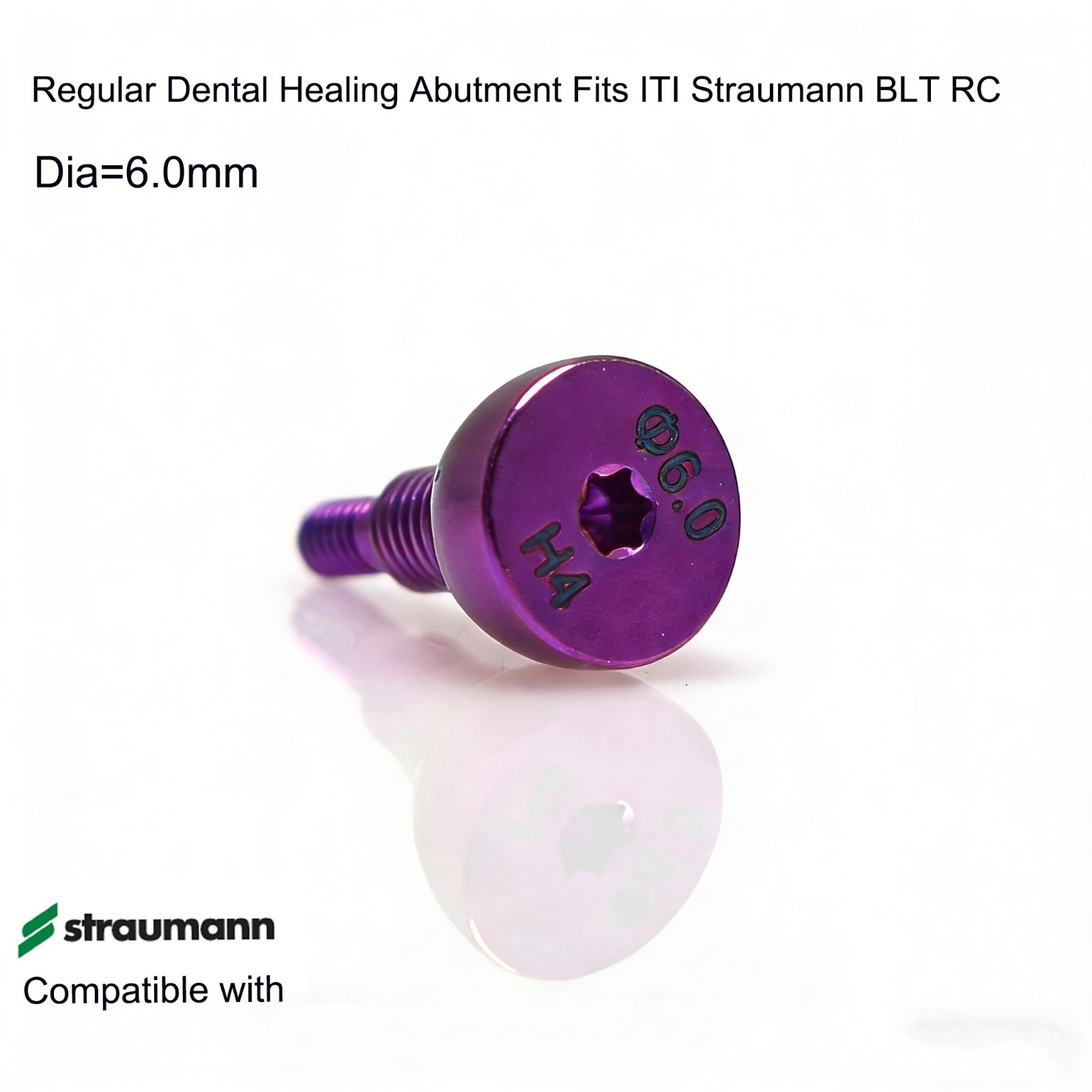 Dental Stage surgery Healing Abutment Cap Cover Screw Closure Fits ITI Straumann
