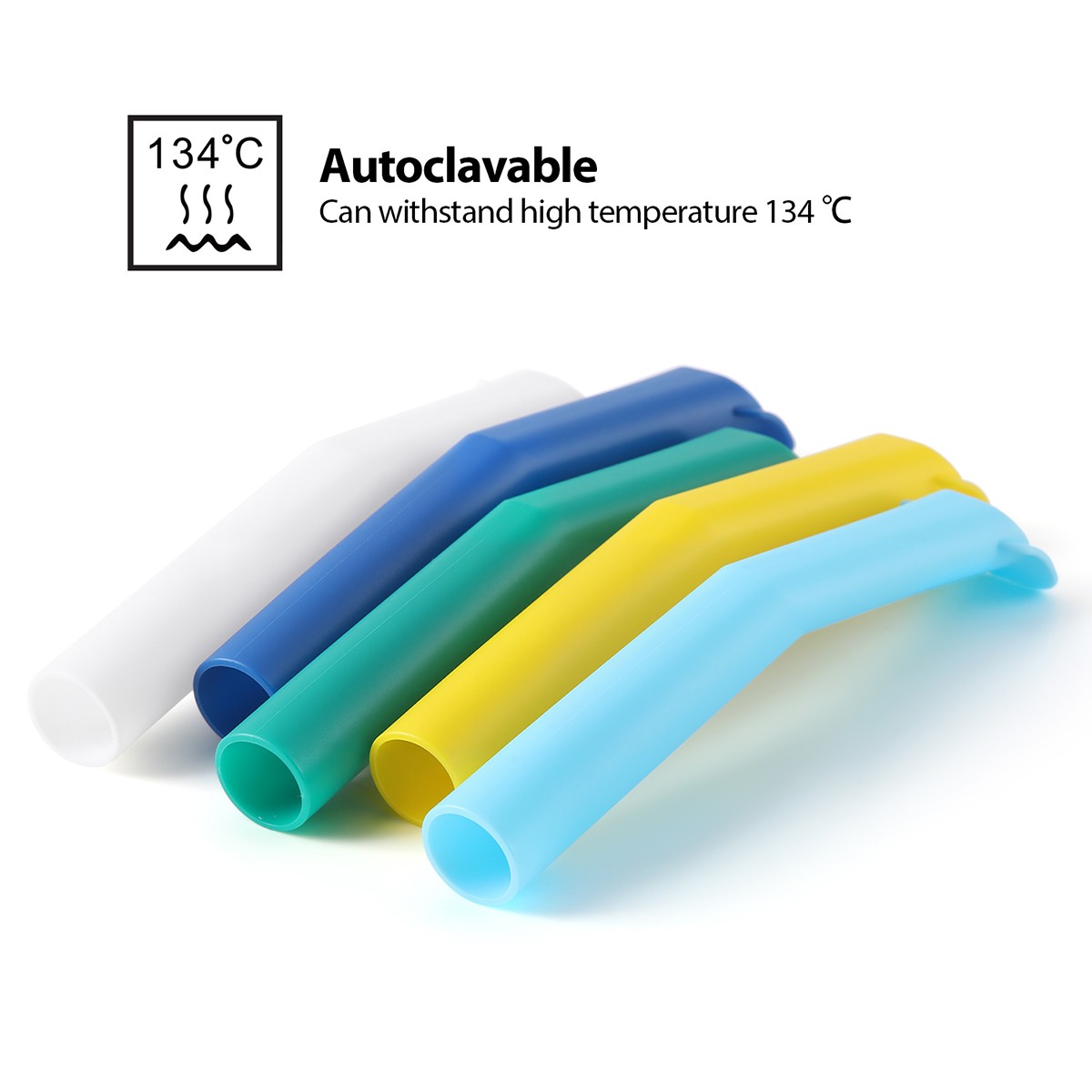 Dental Autoclavable Strong Suction Tips Duckbill Evacuation Tips Aspirator