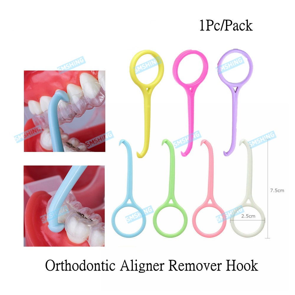 100Packs Dental Aligner Chewies Clear Tray Retainer Seater Retriever Take Off