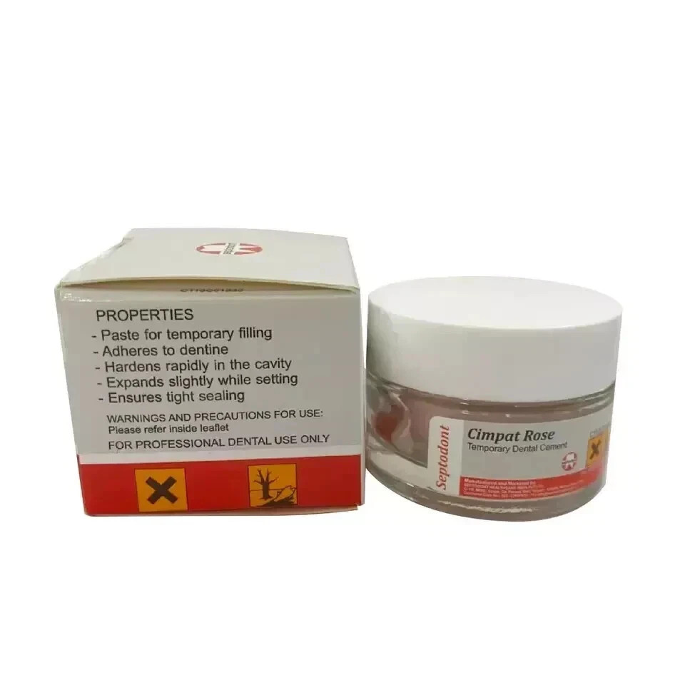 Septodont Cimpat Rose Temporary Dental Filling Material 36g Jar II Free Ship
