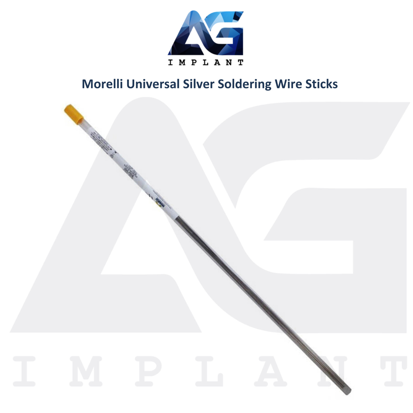 Dental Universal Silver Soldering Wire Sticks Ø0.8mm Connect Ortho Appliances