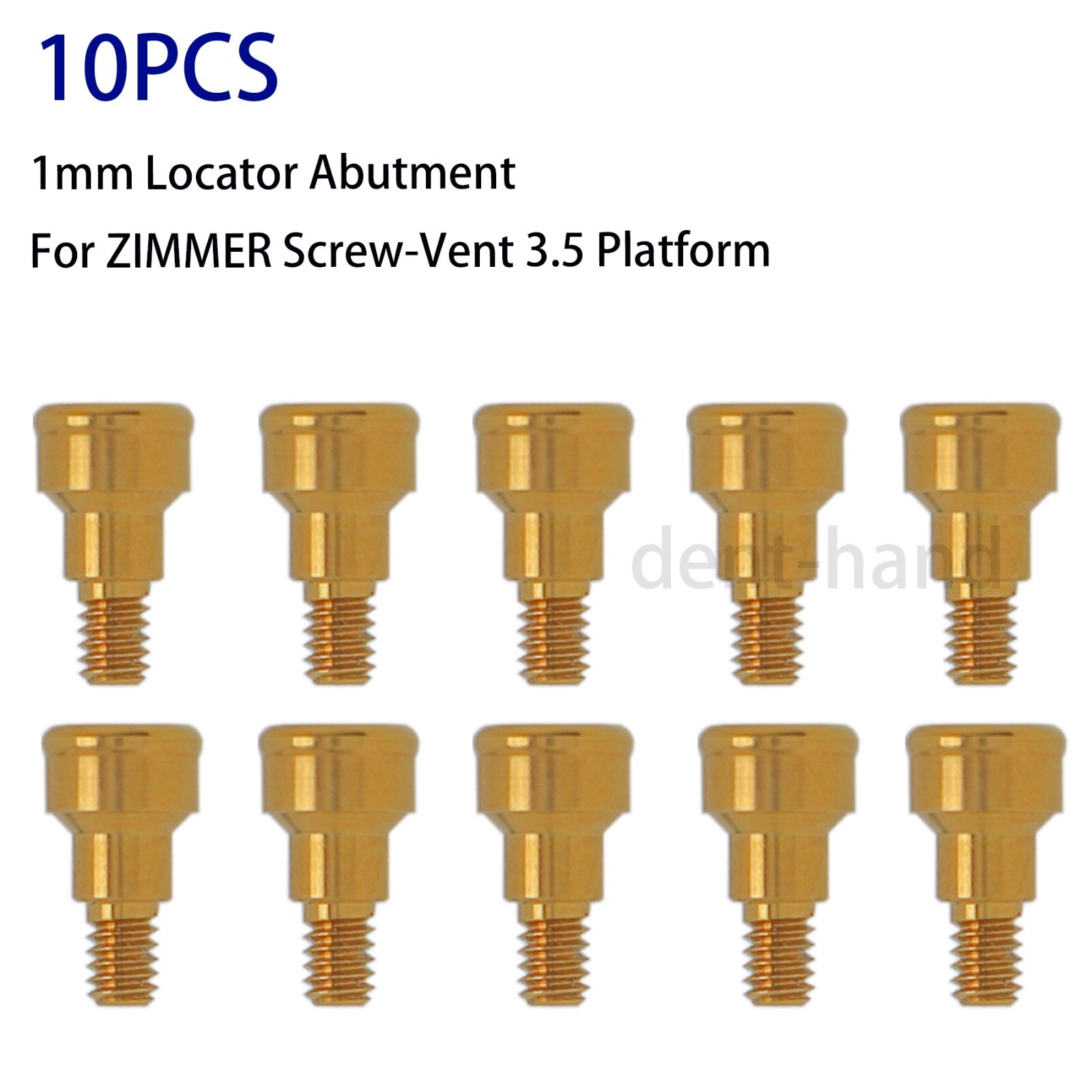 Dental PAØ3.5mm Overdenture Abutment fit Zimmer BEGO 3.75, Zimmer, MIS, Adin