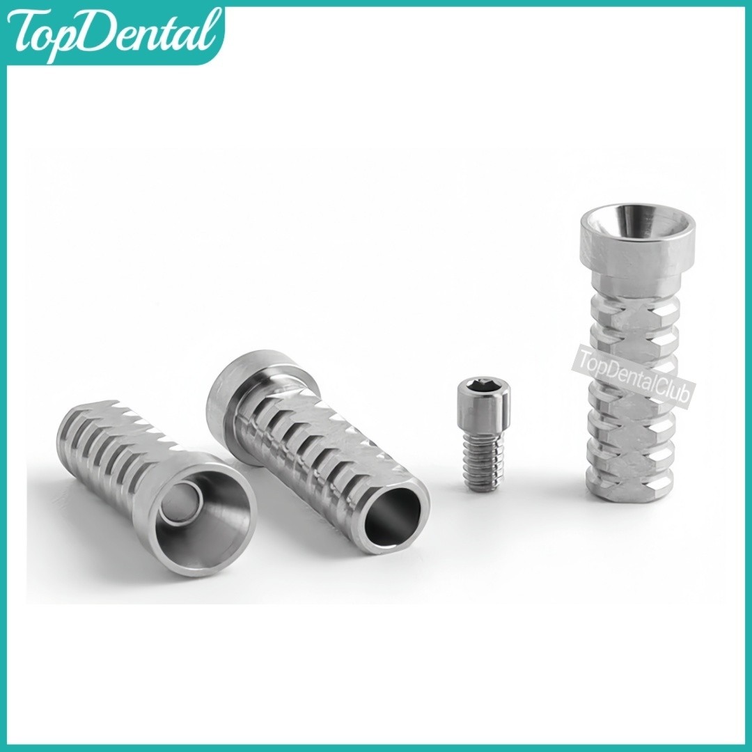Dental Titanium Temporary Cylinder MU Sleeve Multi Unit Abutment Fit ITI/NOB/OSS