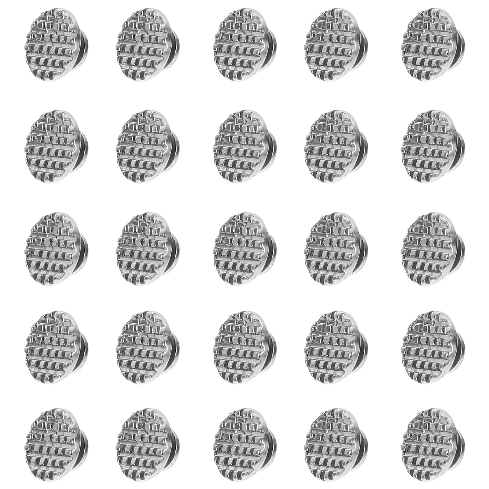 Healifty 30pcs Dental Orthodontic Lingual Buttons Bondable Round Base