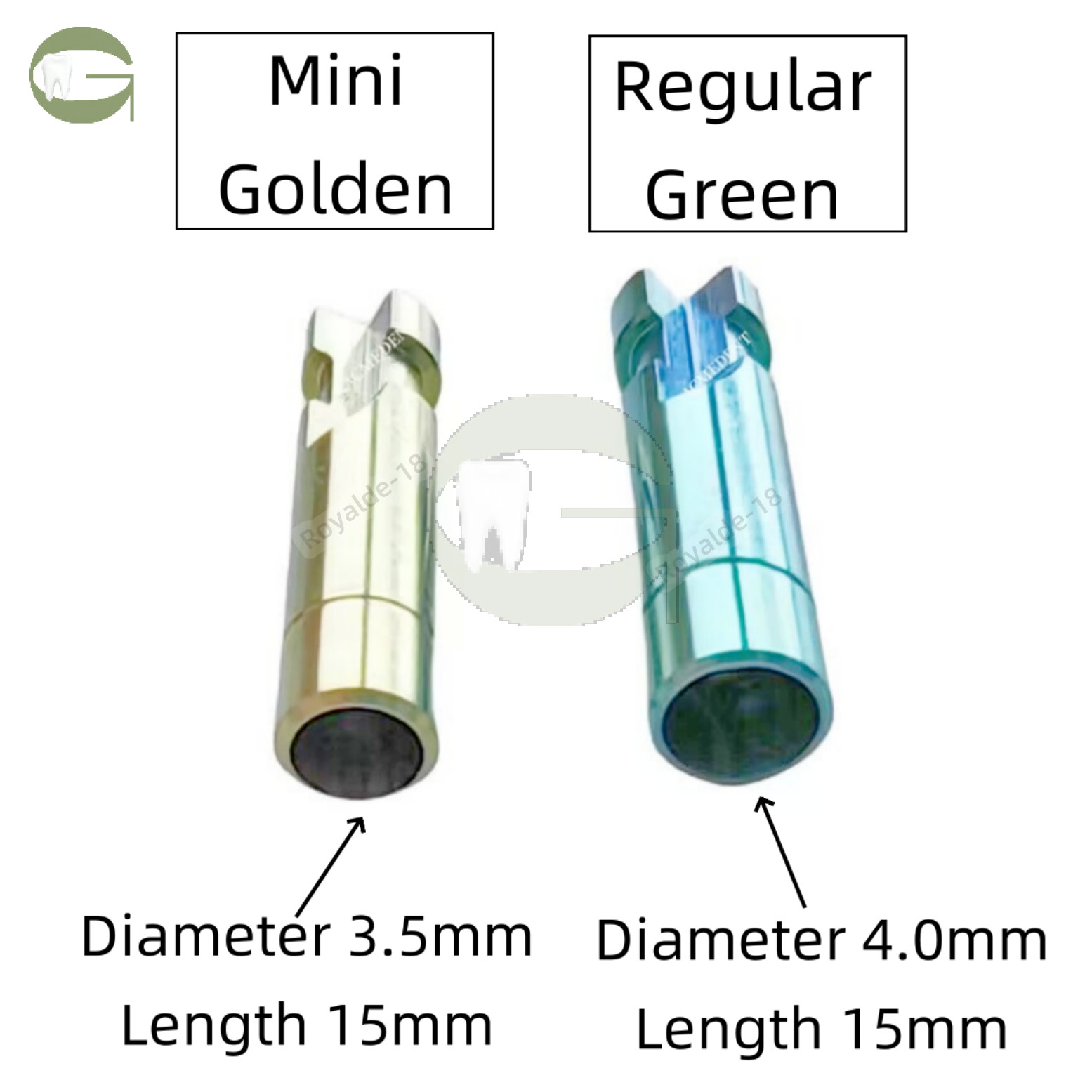 Dental U-Line Analog Mini ∅3.5 ∅4.0 L15 Transfer Replace Impression