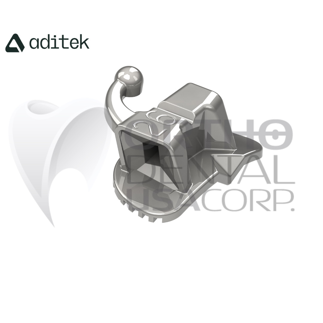 Buccal Tube Sgl Non-Conv Bond S Anatomic Base 022 Roth UL6/7 -10°T 8°O w/10 Adit