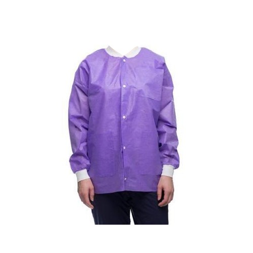ValuMax 3530PPXL EasyBreathe Lab Jackets Purple Extra Large 10/Pk