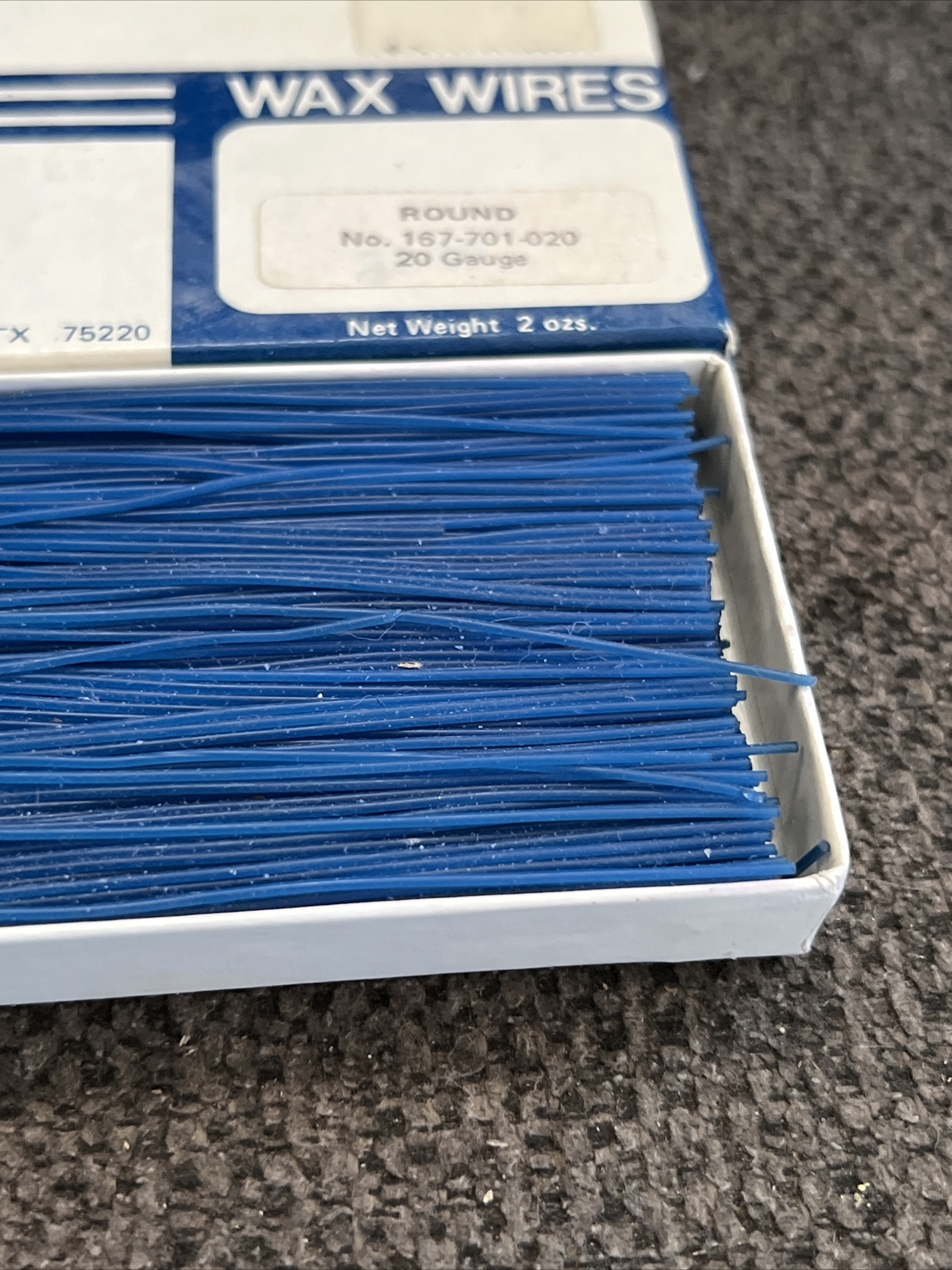 Vintage Rey Wax Wires 20 Gauge Round 167-701-020 1/1 On eBay NEAR FULL/ Full