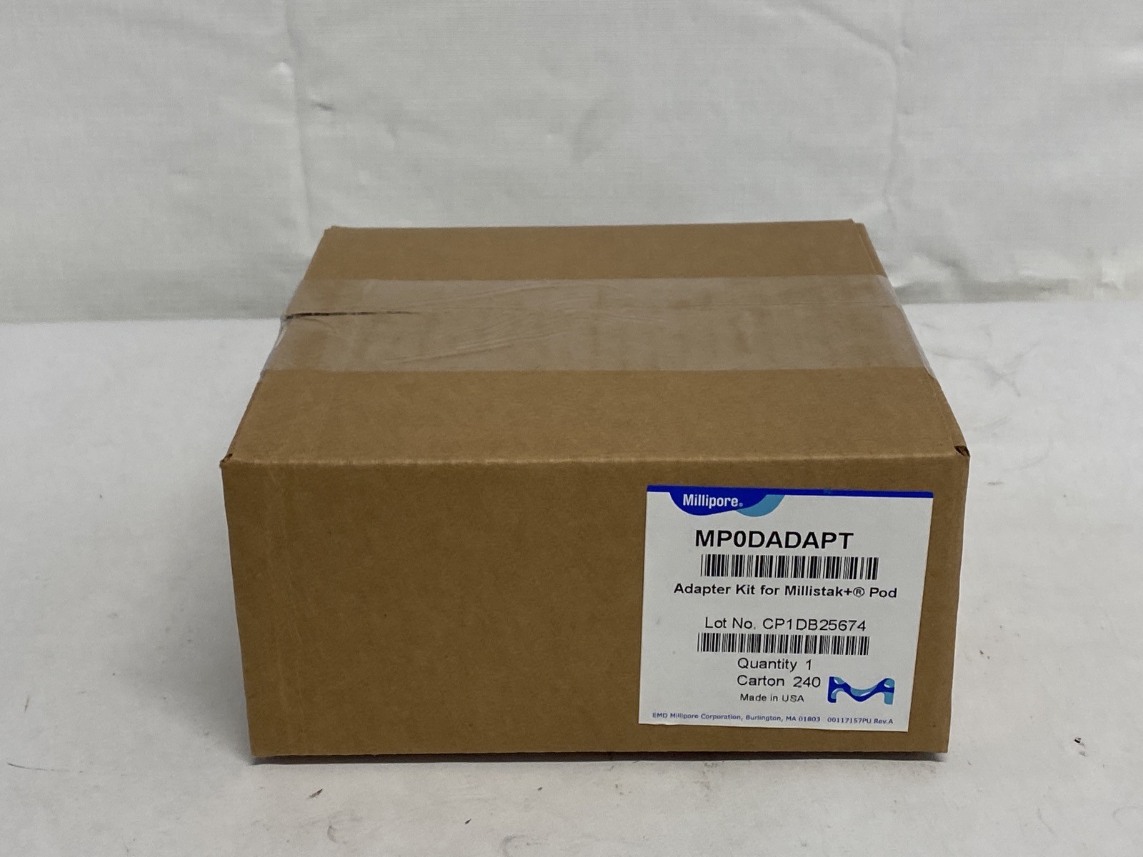 New (6/Pk) MILLIPORE Millistak+ Pod Adapter Kit (3x Through, 3x Blind) MP0DADAPT