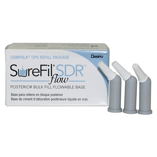 Dentsply 61C101P SureFil SDR Flow .25 Gm Compula 15 Tips Universal 15/Pk