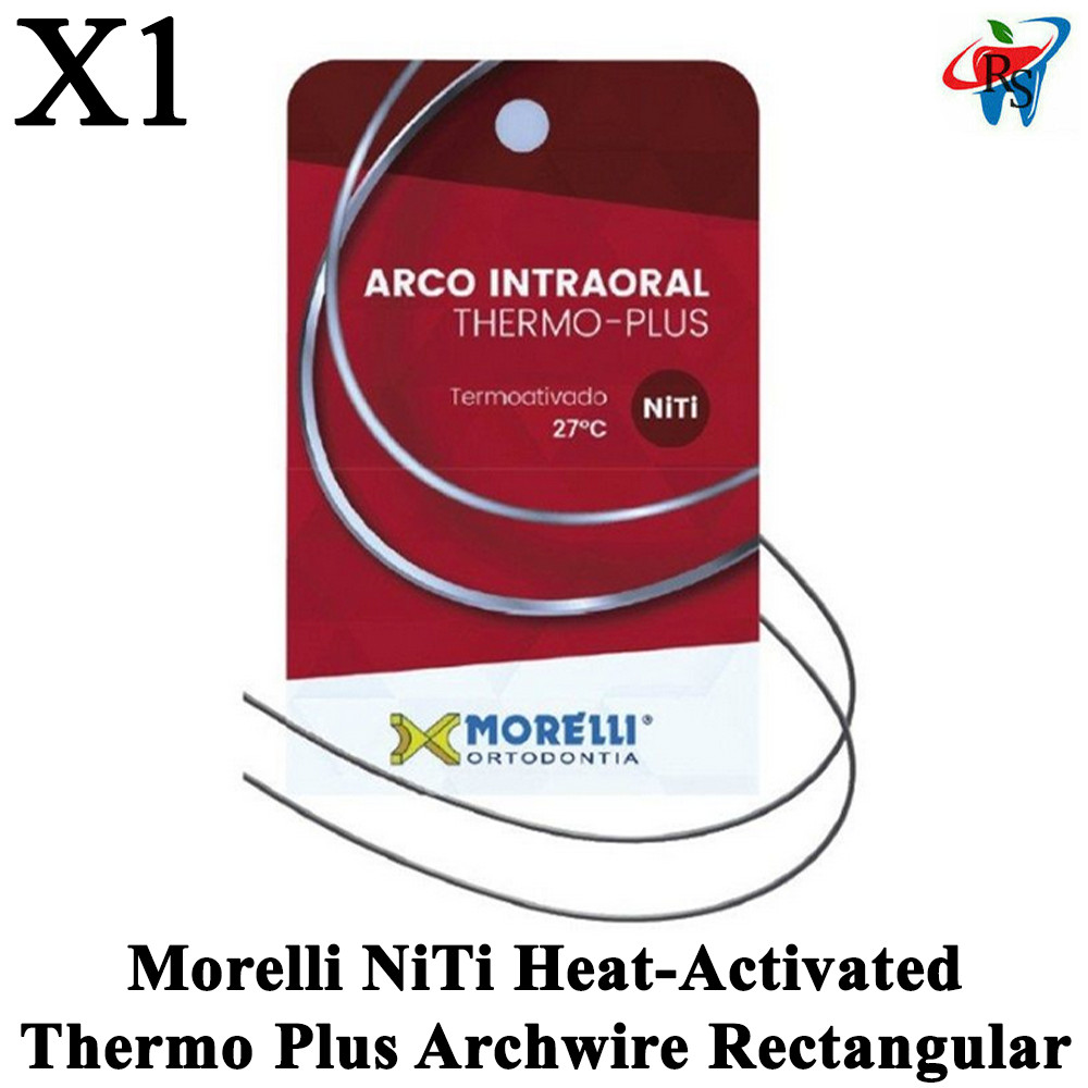 1pcs Dental Morelli NiTi Heat-Activated Thermo Plus Archwire Rectangular Jaw