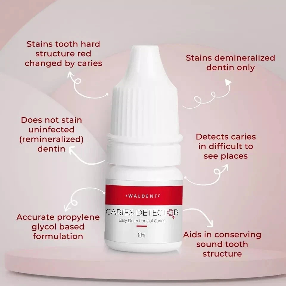 Waldent Caries Detector for Conservative Dental Caries Removal ( Free Ship )