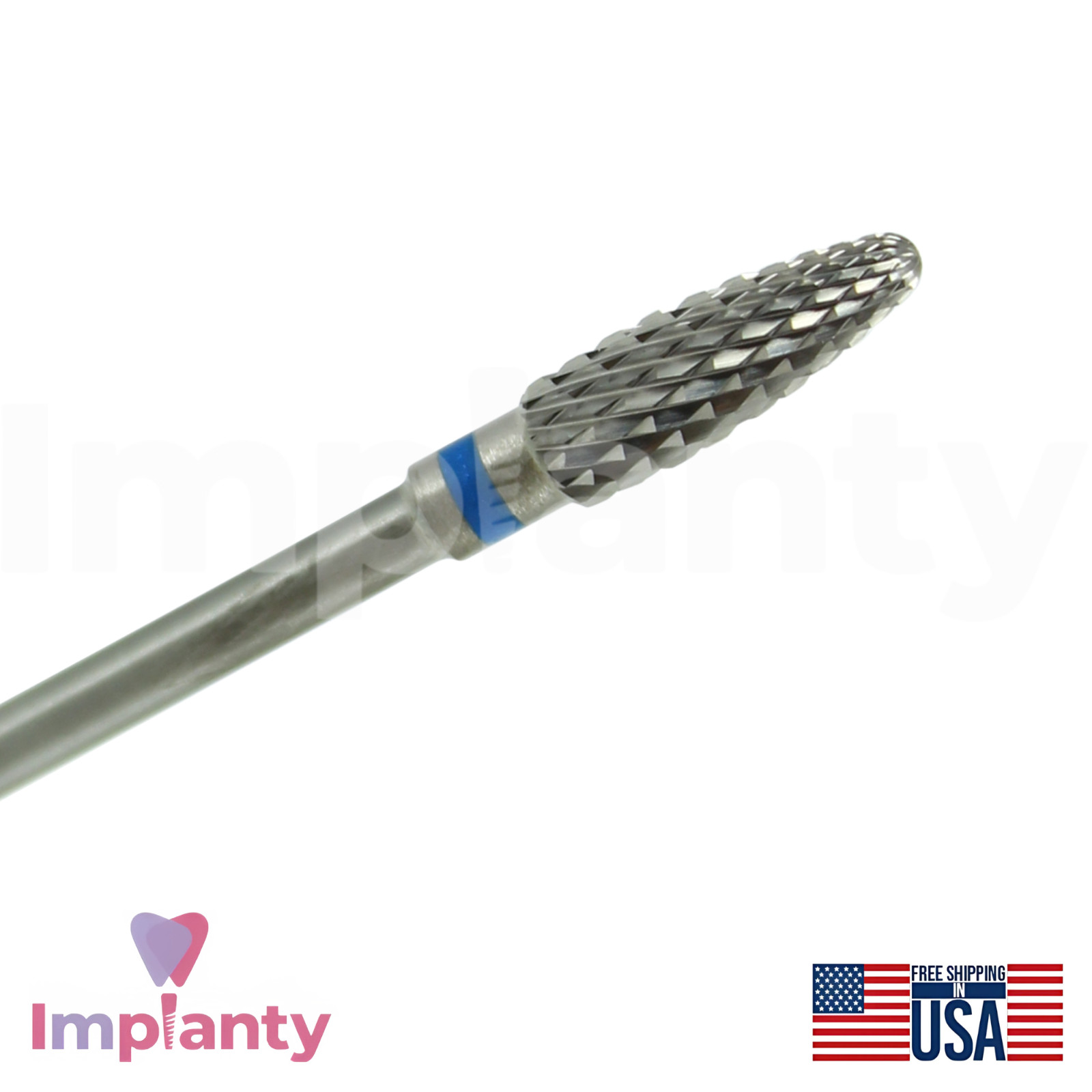Wilson Cross Cut Carbide Standard Grit Bur Ø4.0mm x 11.5mm Flame 5000348