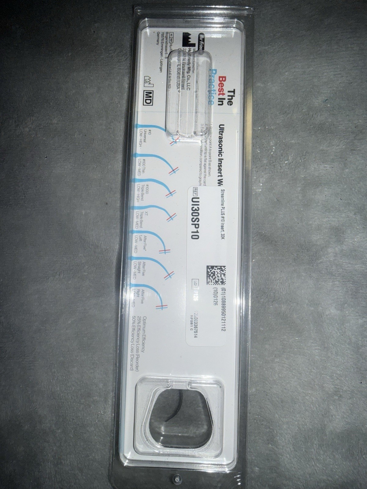 Hu-friedy UI30SP10 Streamline PLUS #10 Insert, 30K