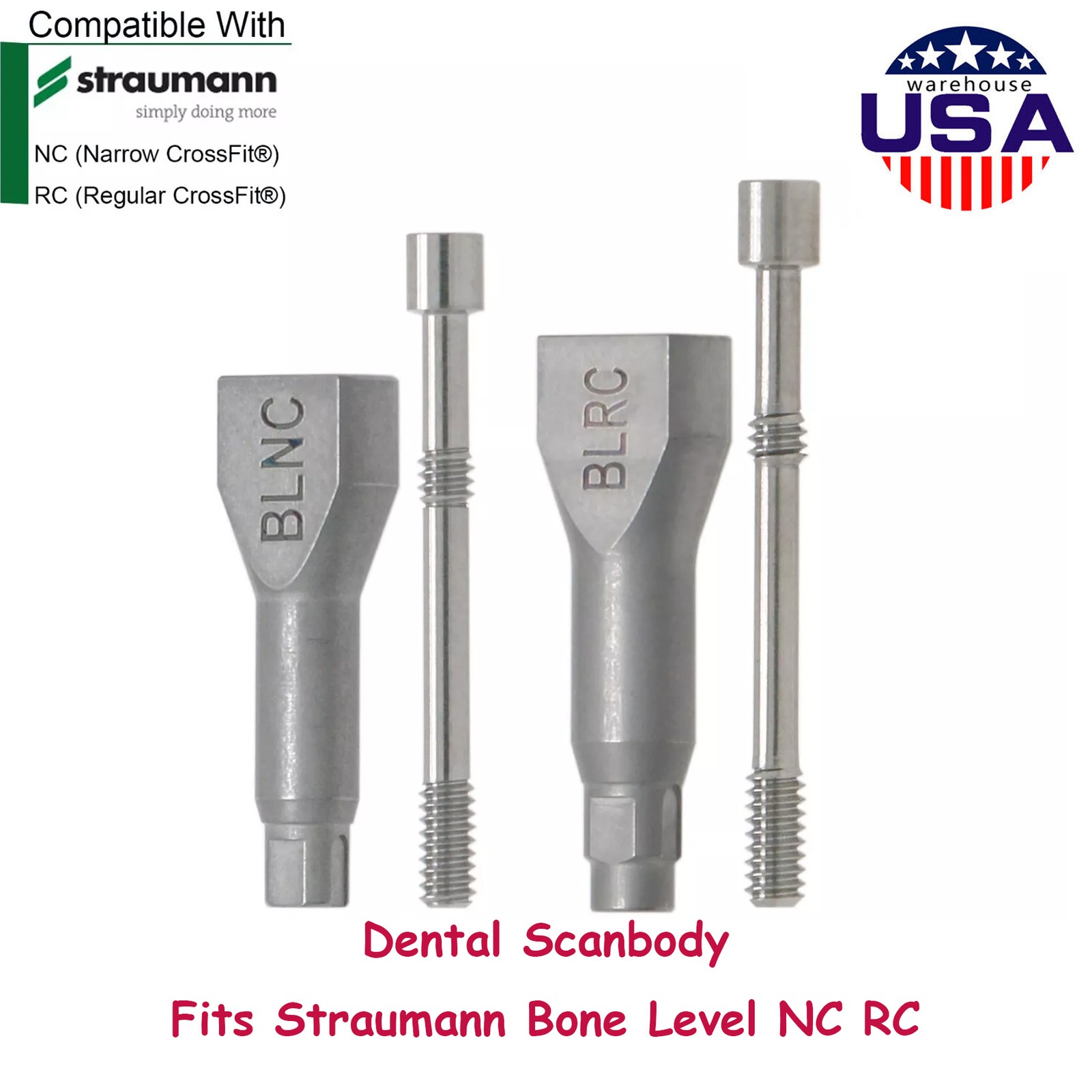 US Fit Straumann BLT N/RC Healing Abutment Scan Body Transfer Analog Open/Closed