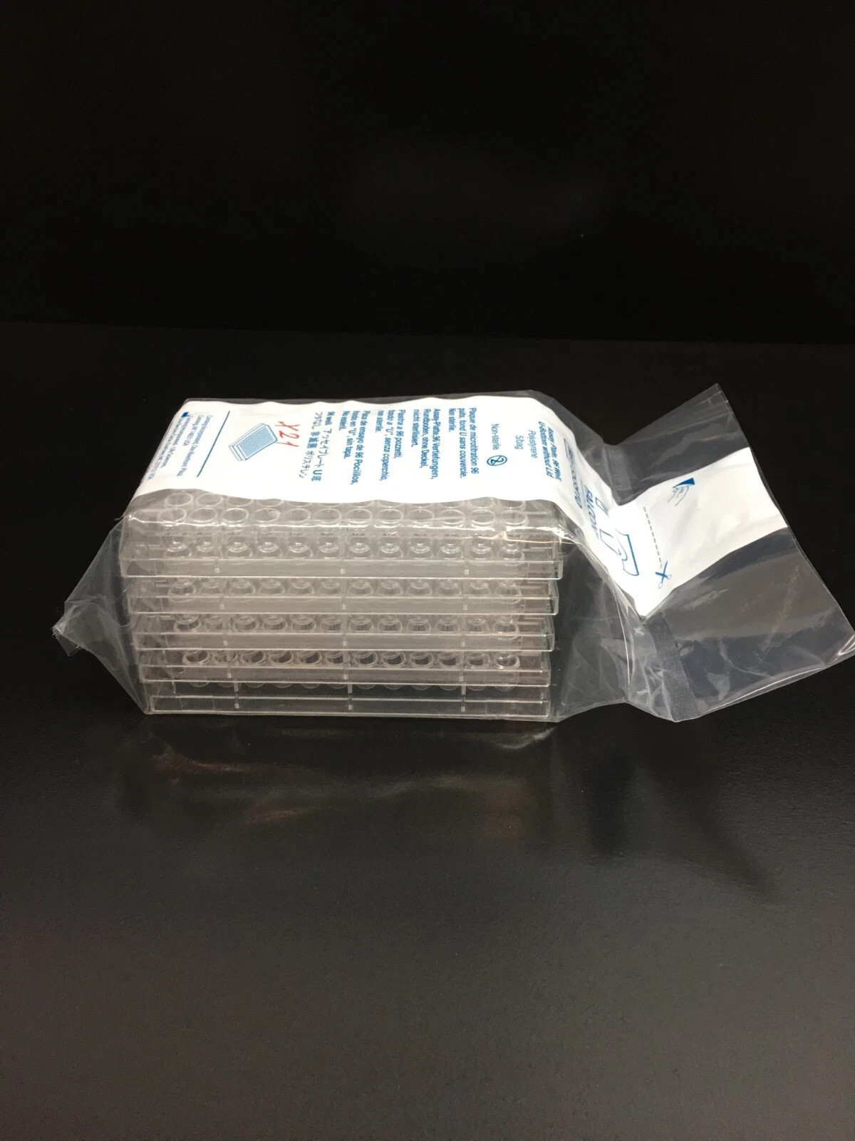 Corning Falcon REF 353910 Assay Plate 96 Well U-Bottom Without Lid Lot 21 Packs