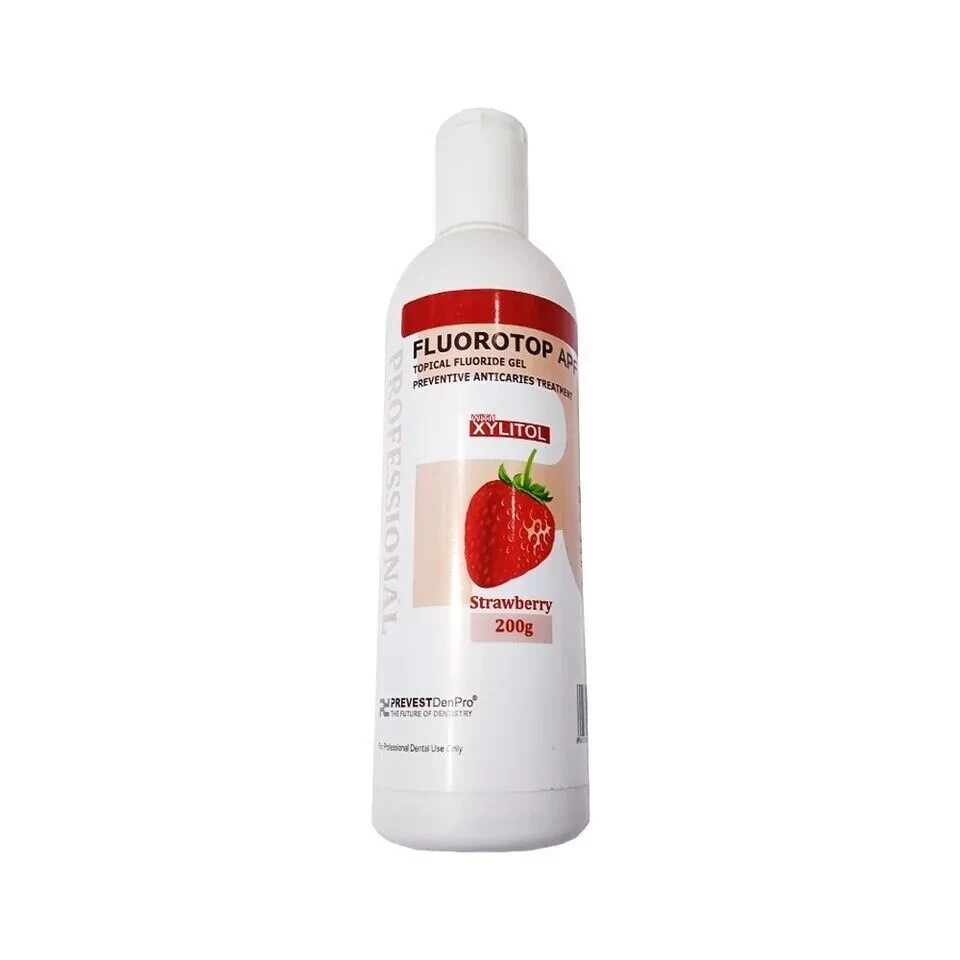 Dental Fluorotop APF Topical Fluoride Gel 200g Bottle STRAWBERRY K.