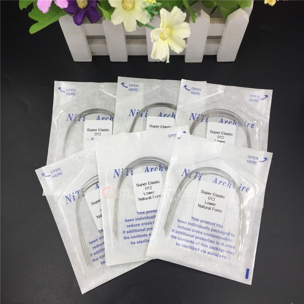 Orthodontic Niti Arch Wire Super Elastic Natural Nature Form Round choose