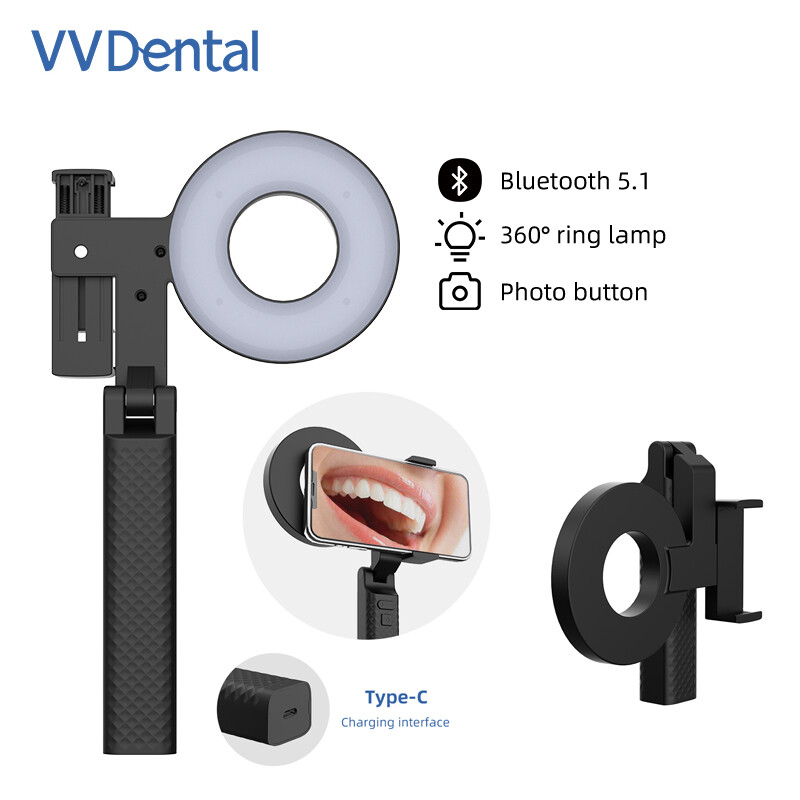 Dental Photography Equipment Mobile 18 LEDs Flash Light Oral Photo Filling Light