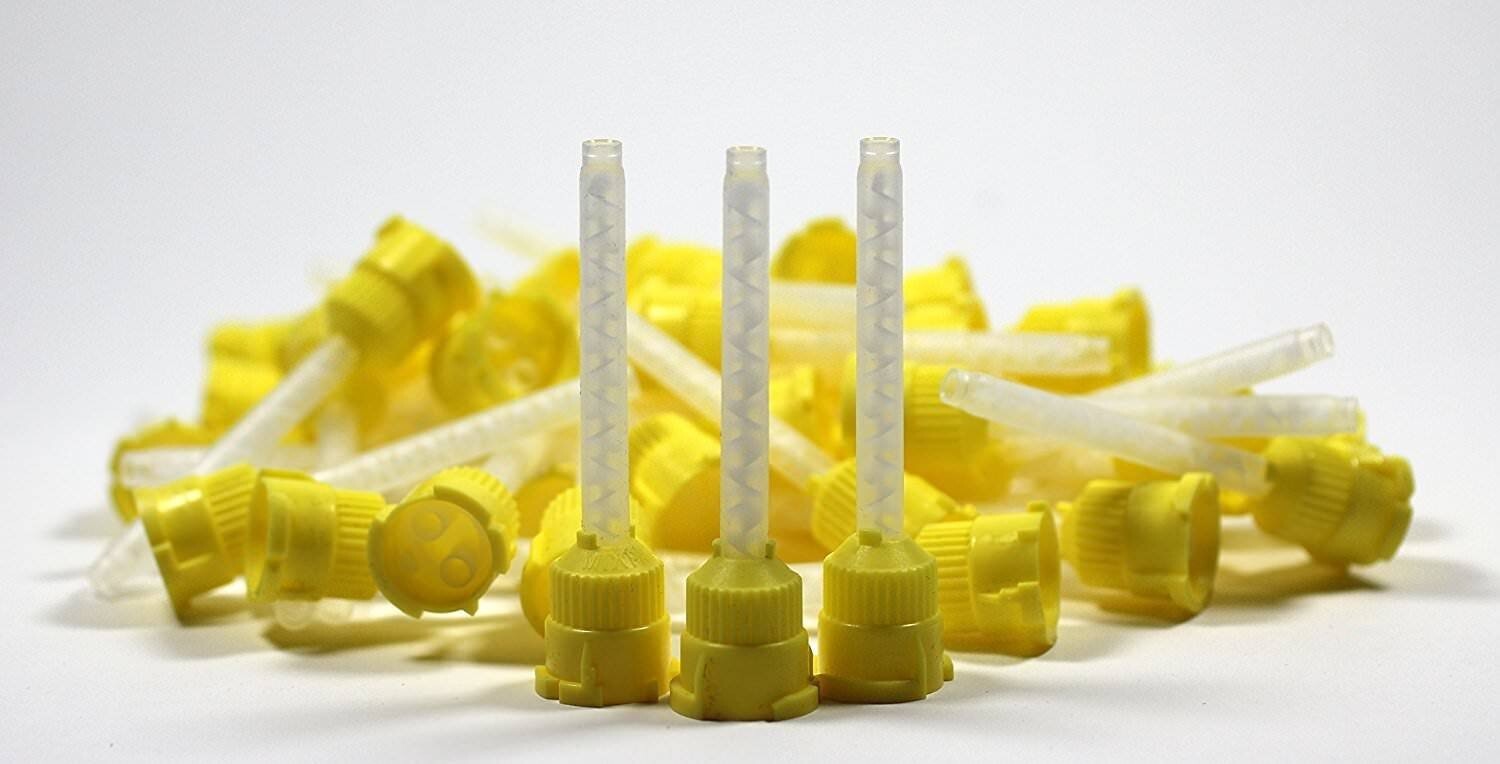 50 Pcs HP YELLOW Tips 4.2mm Impression – All VPS /PVS (FAST SHIPPING)