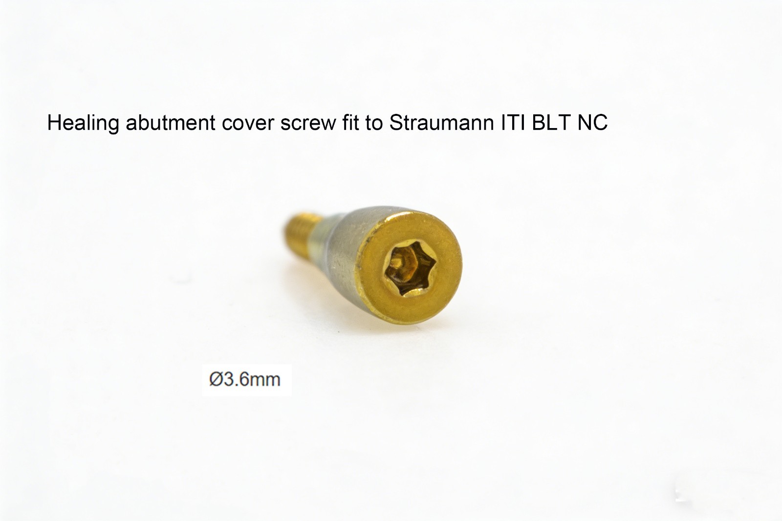 Dental Stage surgery Healing Abutment Cap Cover Screw Closure Fits ITI Straumann