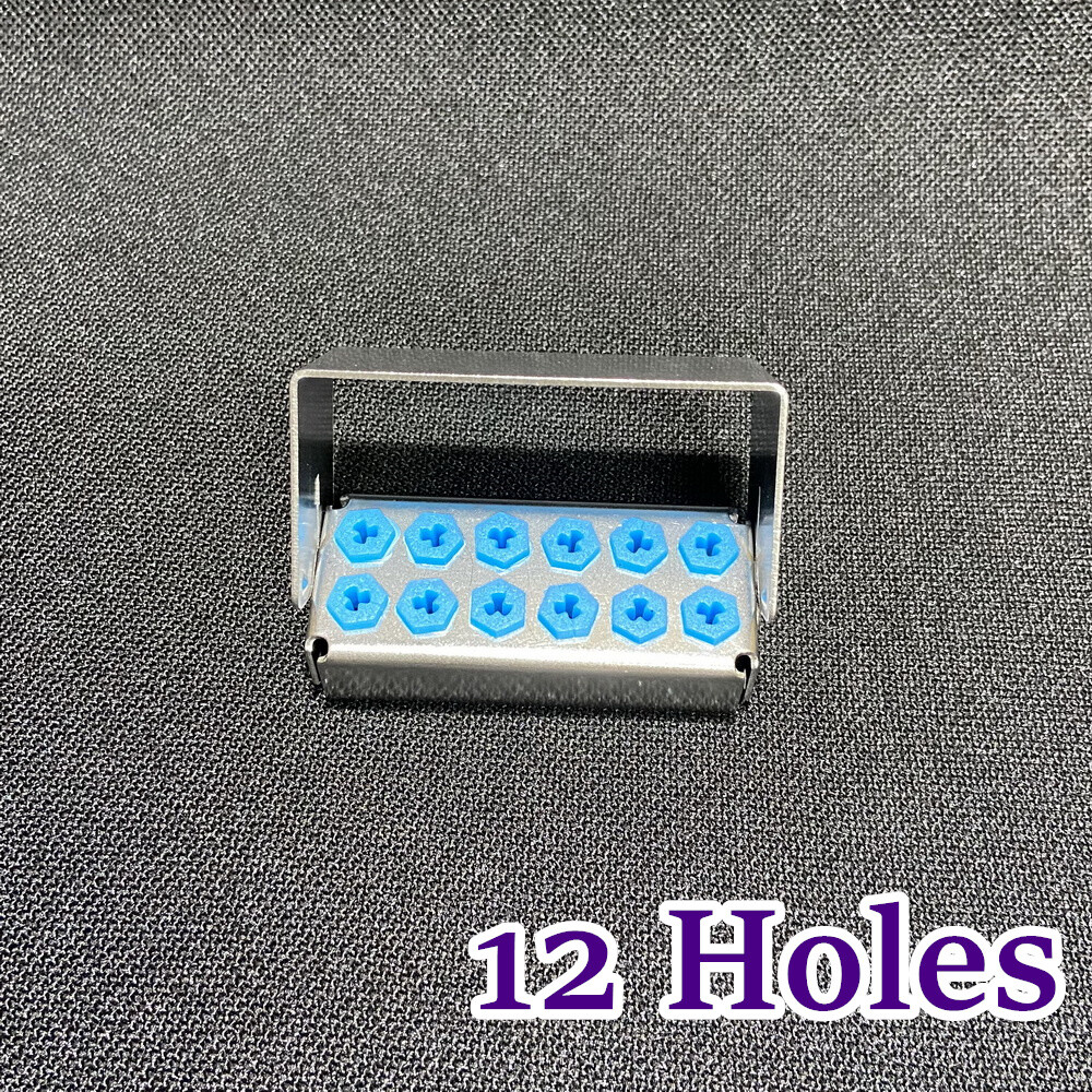 Dental Implant Drills Organizer Holder Sterilization Case Bur Block 8/12/30 Hole