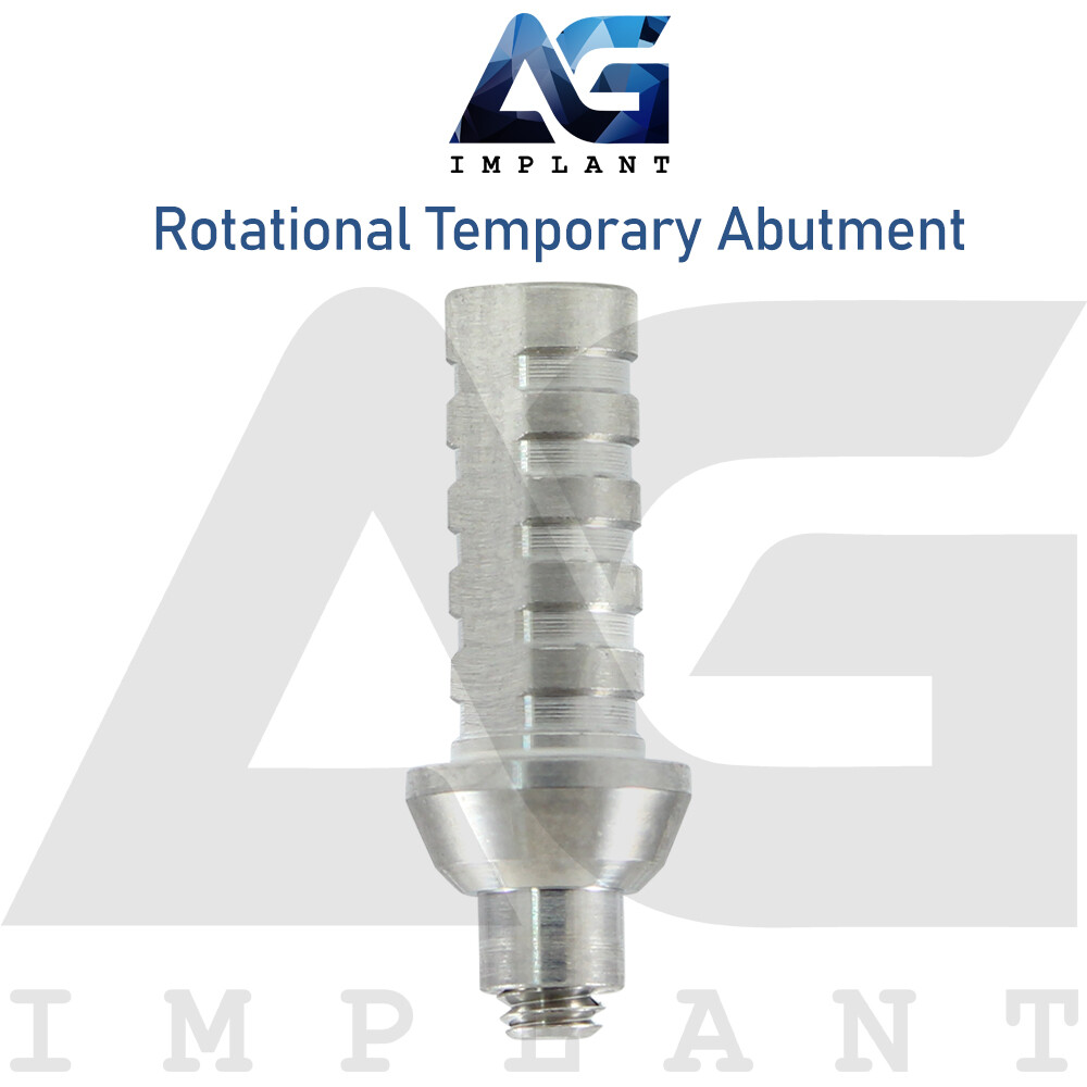 5 Rotational Temporary Prosthetic Titanium For Int Hexagon 2.42mm