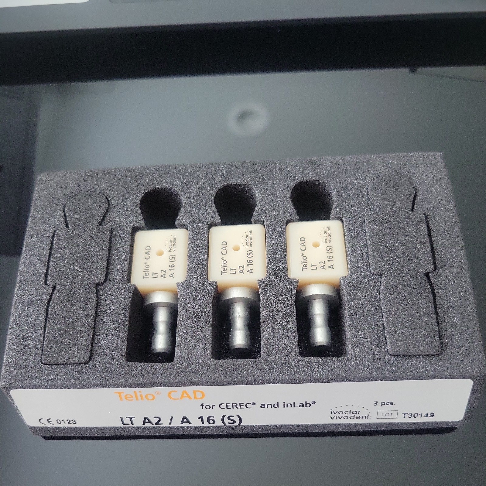 CEREC IPS TELIO CAD – LT A2 / A16 (S) – 3 Total block