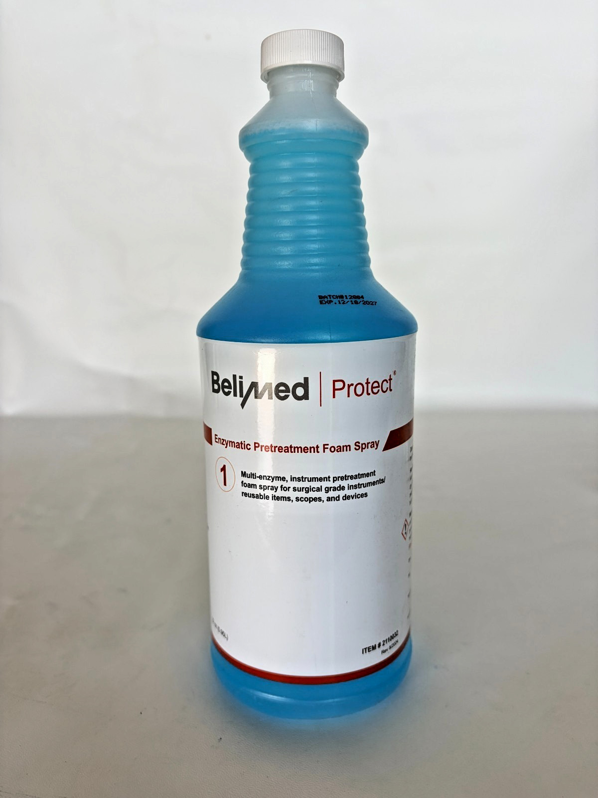 Belimed Protect RTU Enzymatic Pretreatment Foam Spray 32 oz W/ Spray Attachment
