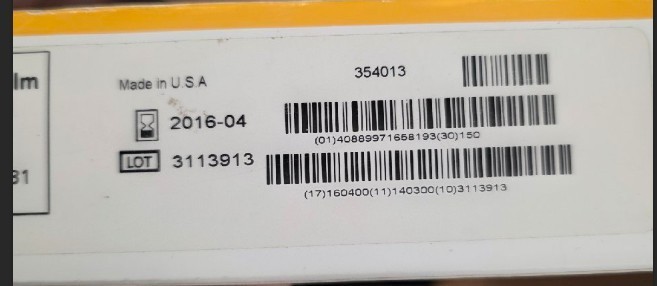 LOT 3 Carestream Intraoral Ultra-Speed X-ray Film DF-58 Size 2 (EXP 2015-2016)