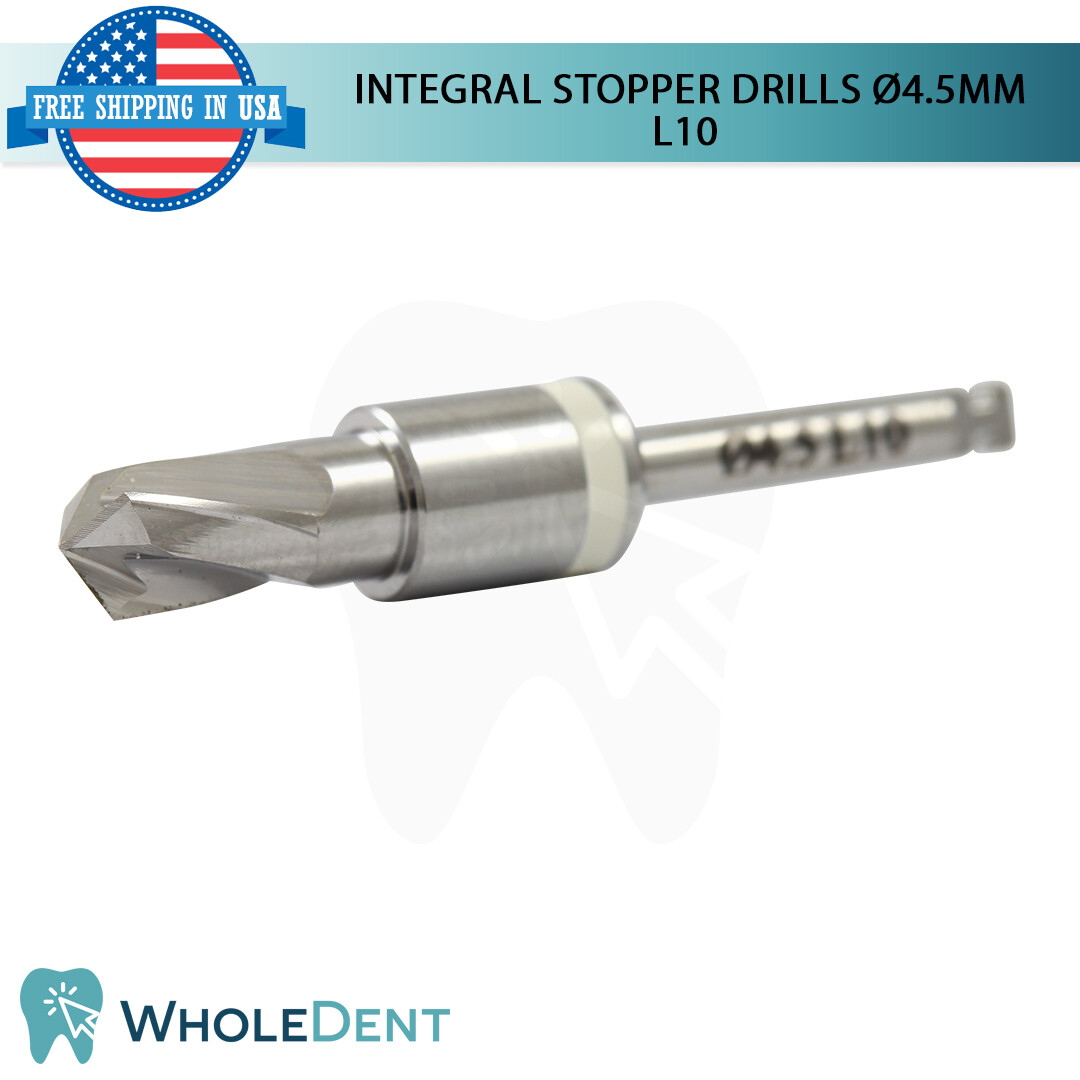 Surgical Integral Stopper Drill Ø4.5 External Irrigation Dental Implant