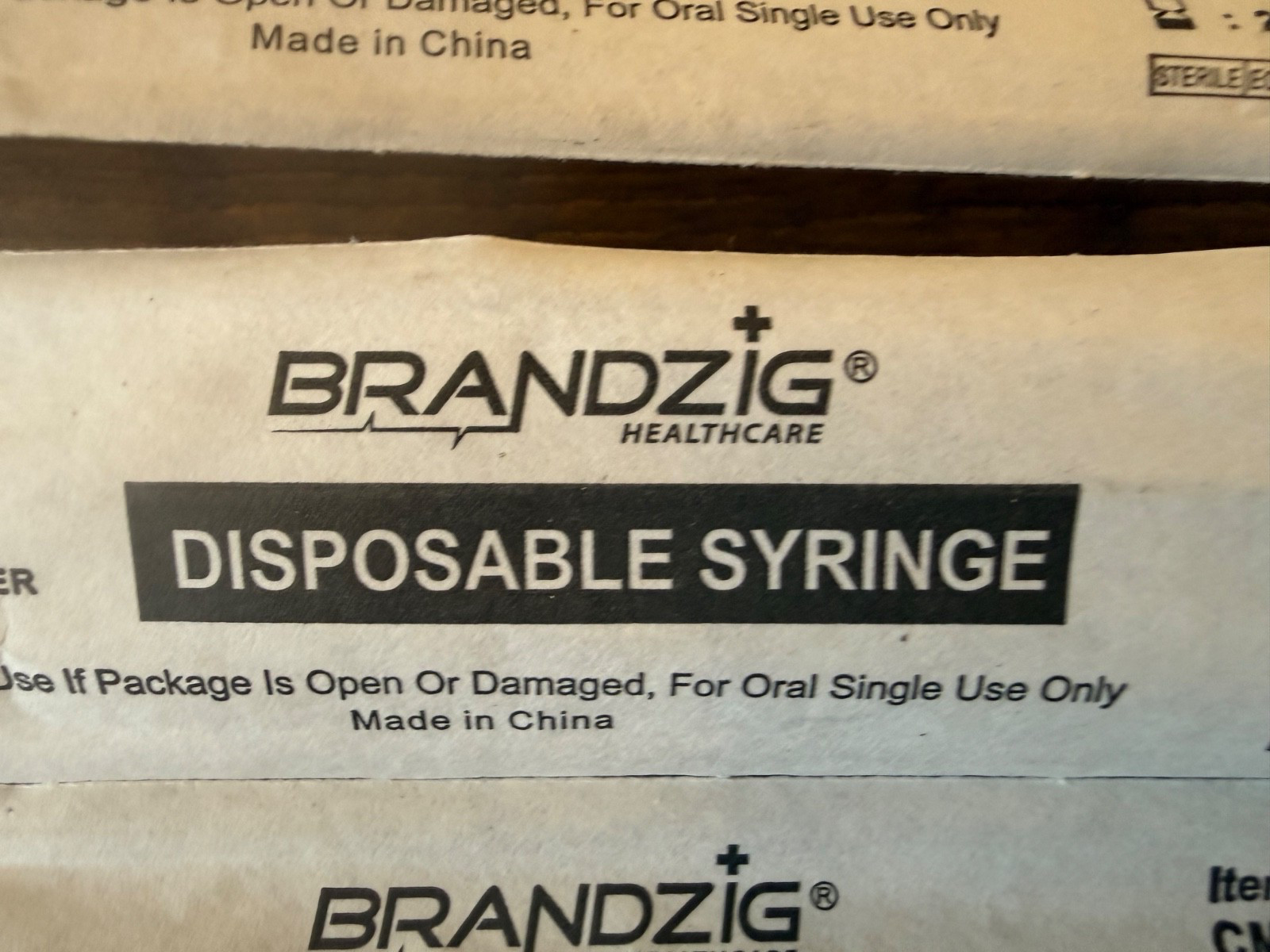 (93) Brandzig 1ml Oral Syringe No Needle, Sterile Individually FREE SHIPPING!