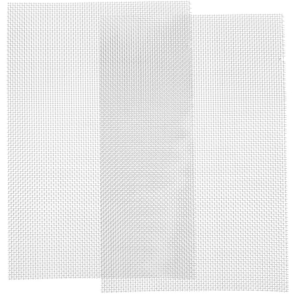 2 Pcs Mesh Sheet for Crafts Metal Gauze Stainless Steel Woven Wire