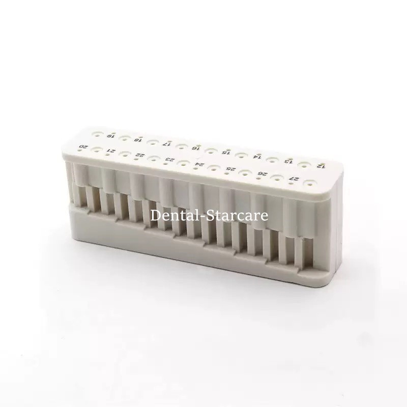 New Dental Endo Measuring Block Endodontic File Holder Ruler Autoclavable x2 USA