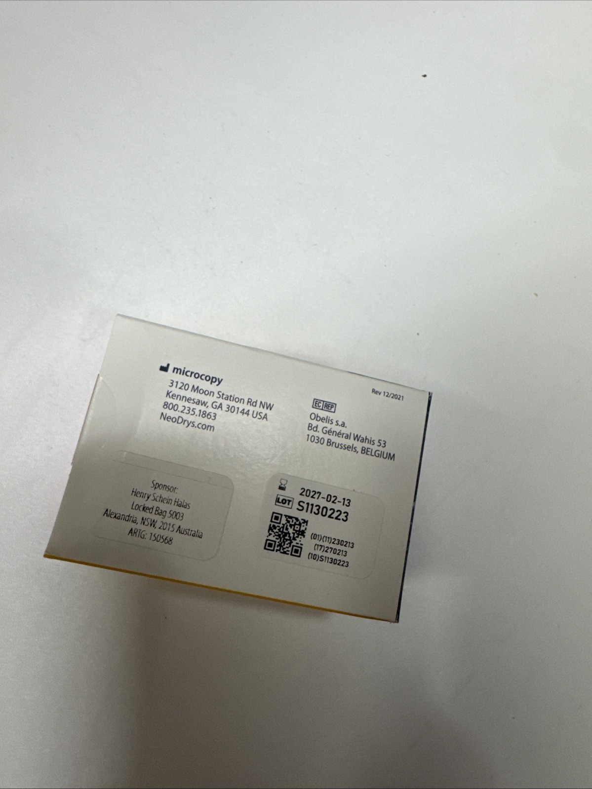 Microcopy Dental NeoDrys Small Yellow Saliva Control 50/BX