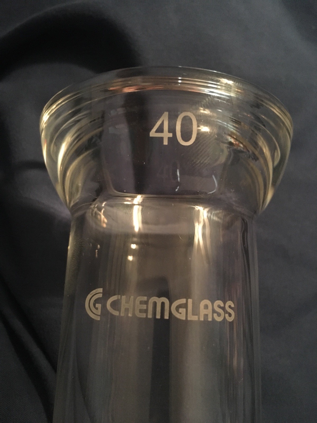 Chemglass CG-4513-11 Vacuum Trap with #40 BODY ONLY