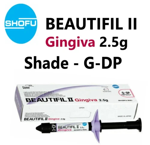Shofu Beautifil II Gingiva 2.5g Shade G-LP,G-DP
