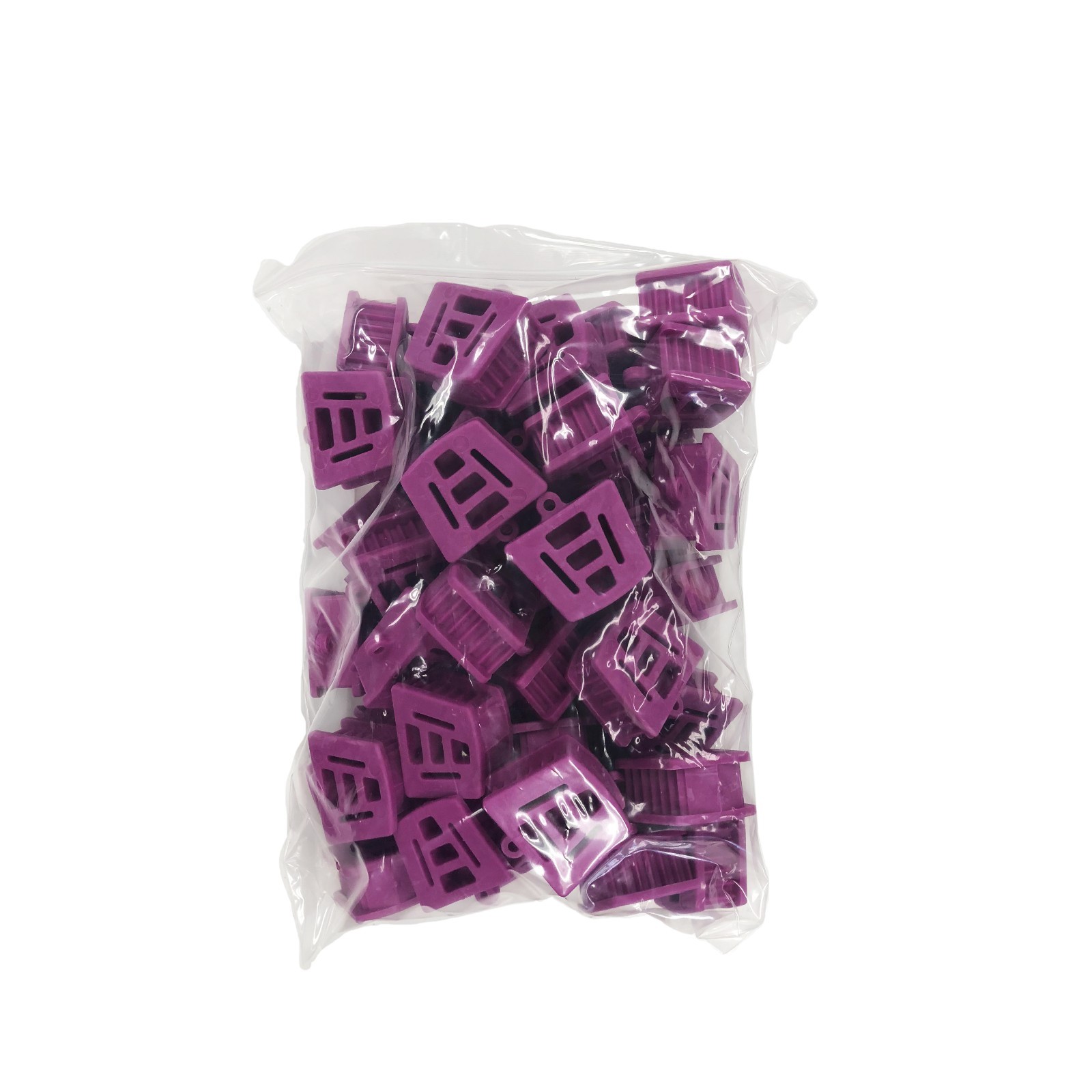 Dental Bite Block Autoclavable Silicone Mouth Props Large Purple (Bag of 50)
