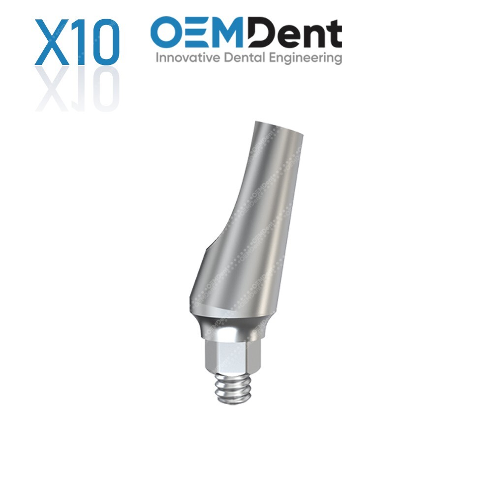 x10 Angulated Prosthetics 15° Regular Platform (RP) ADIN CloseFit® Compatible