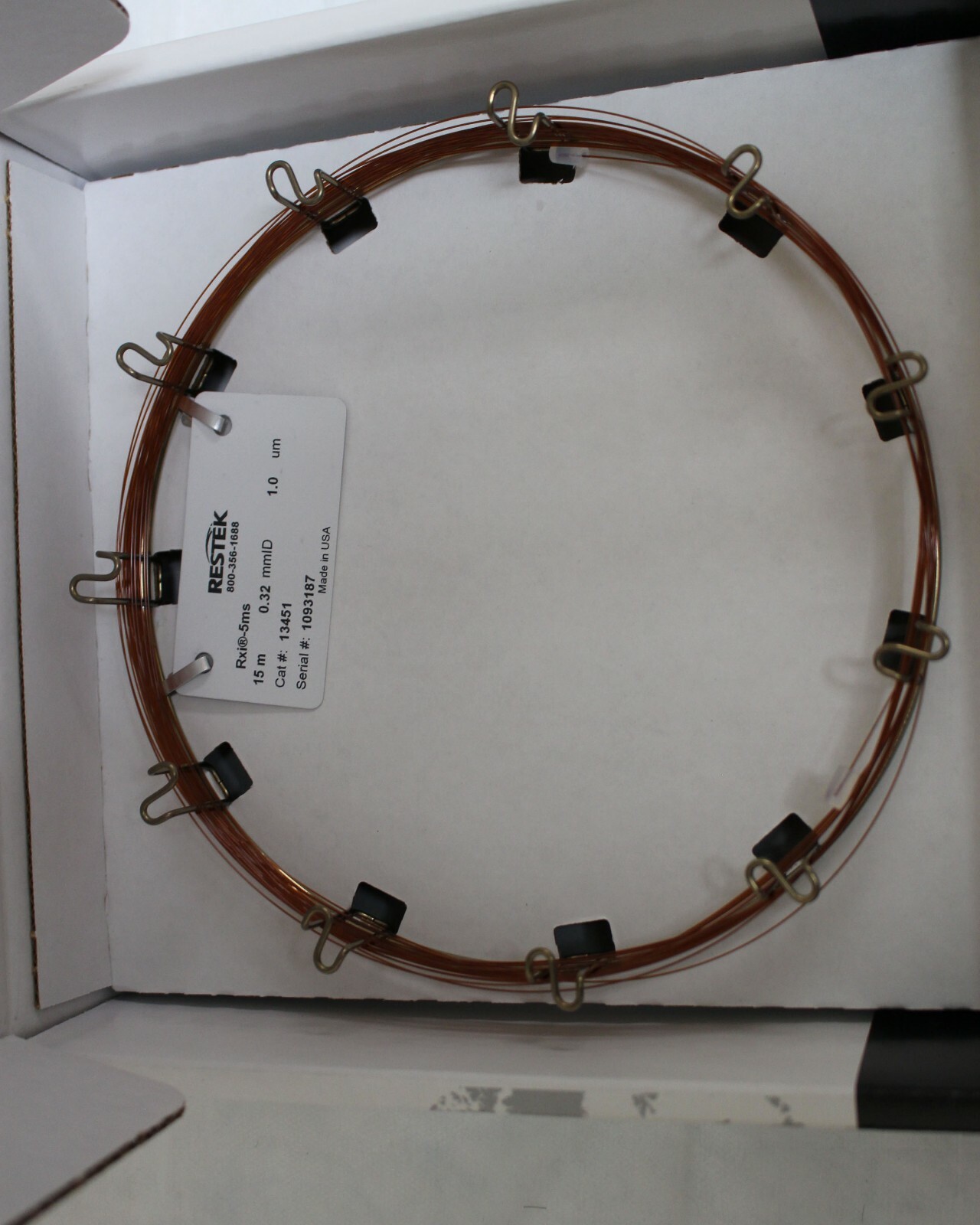 RESTEK Rxi-5ms 13451 CHROMATOGRAPHY GC COLUMN 15mx0.32mm 1um df