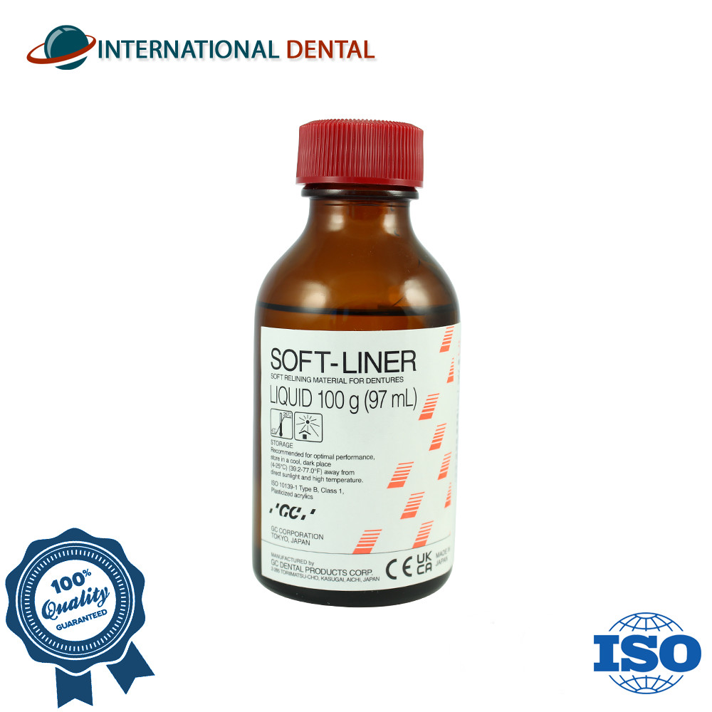 Dental Soft-Liner Tissue Self Cure Conditioner 100g Powder 97ml Liquid Relining