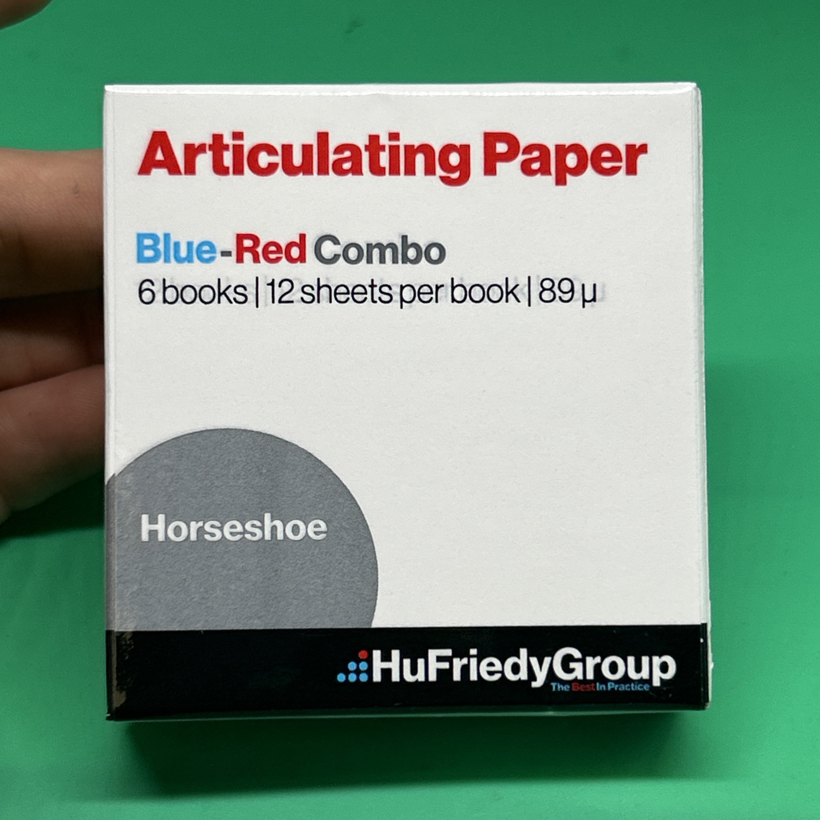 RADAR Articulating Paper Horseshoe 65u (6 x 12pcs) Blue Red Hufriedygroup #CU
