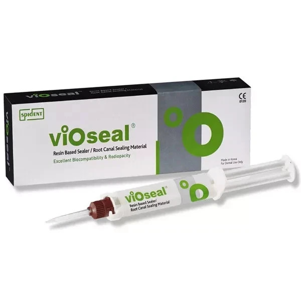 Spident Vioseal Resin-Based Root Canal Sealing Material 10 gm Dual Syr Free Ship
