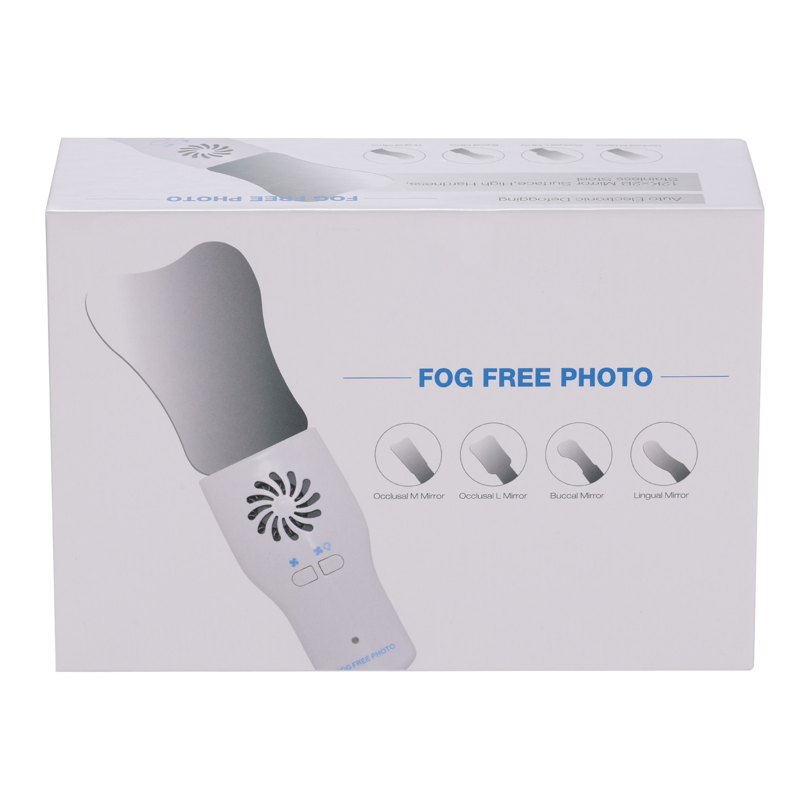Dental Occlusal Mirror Fog Free LED Intra Oral Photo System 4 Mirrors Defogging