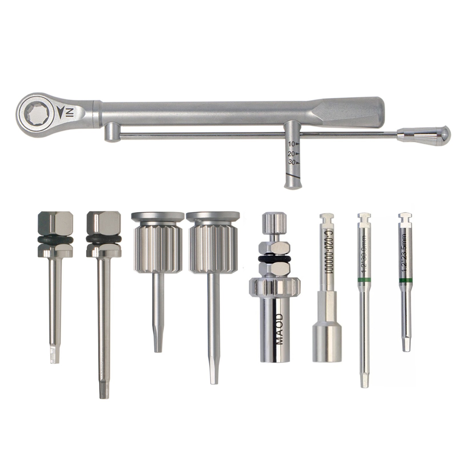 Implant Prosthetic Kit Hiossen OSSTEM Torque Hand Driver Multi ABT Bone Profiler