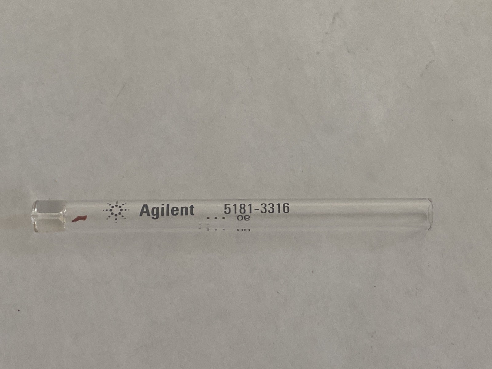 AGILENT Gas Chromatography Splitless Inlet Liner 4mm ID 78.5mm L 900uL 5181-3316