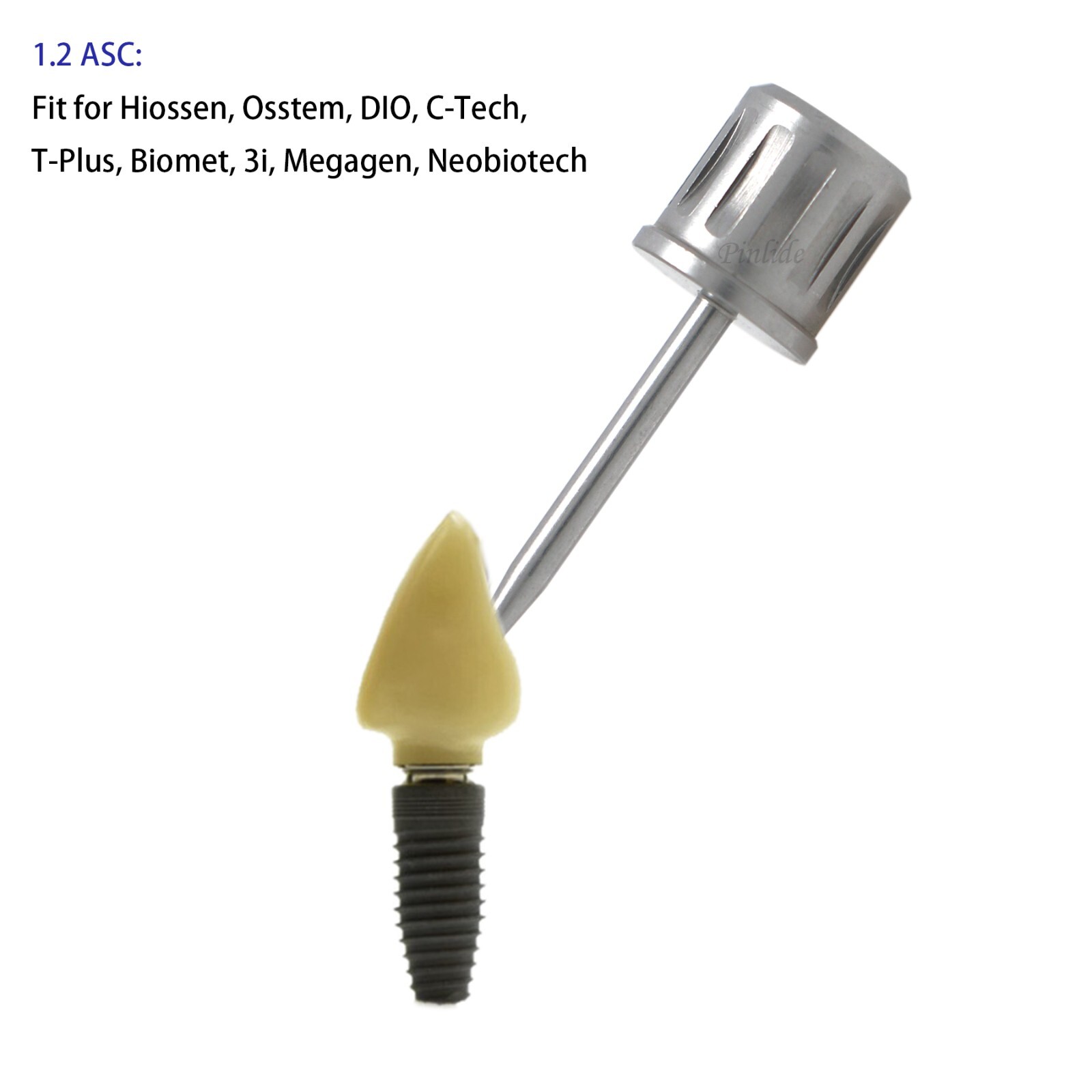 Implant ASC Driver Screwdriver Angulated Screw Channel 1.2 Fit Hiossen Osstem