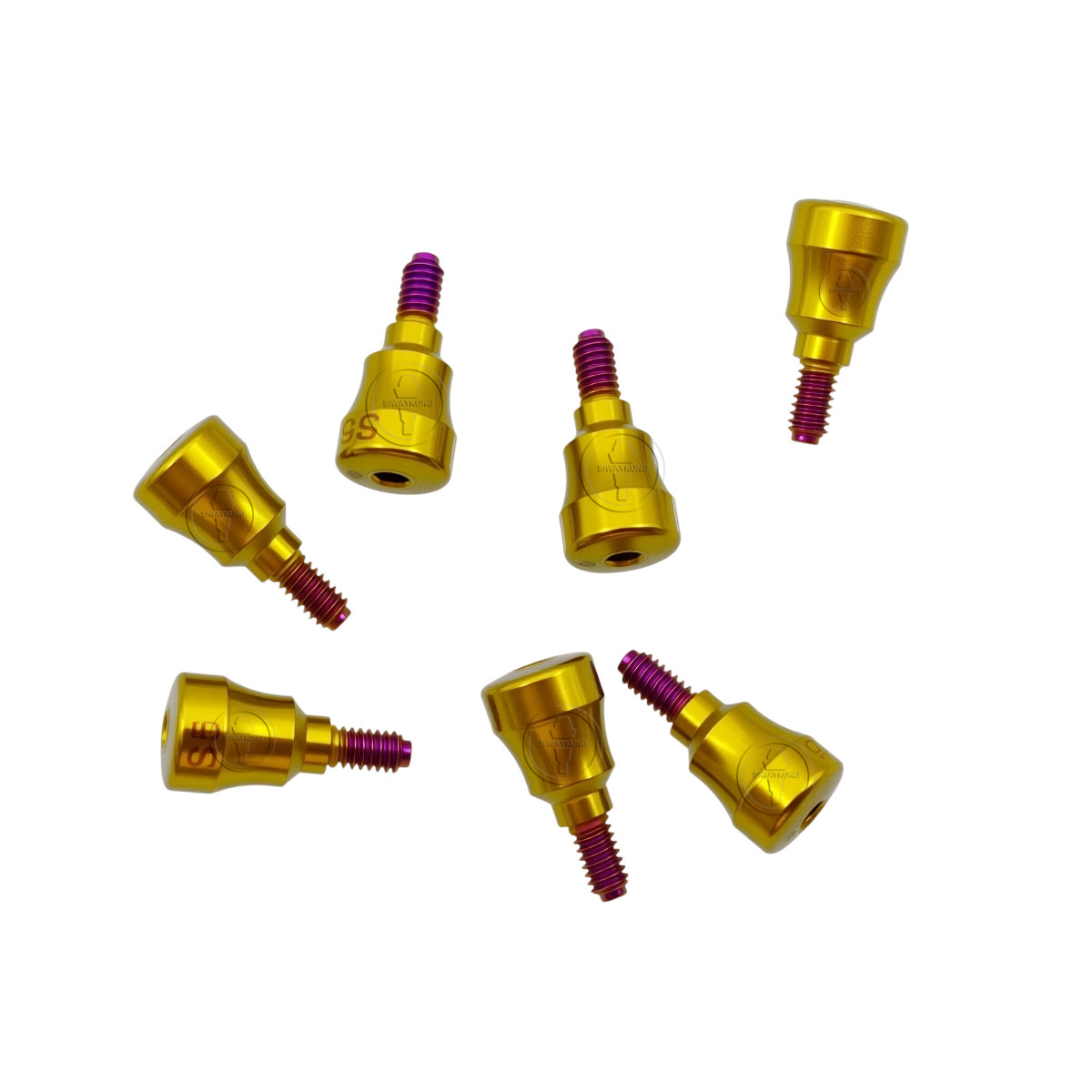 10 pcs Concave Healing cap healing abutment Gingiva formers fit to MIS Seven