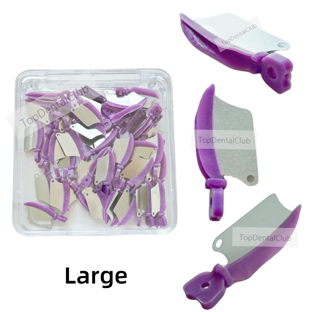 Large Dental Fender Interproximal Wedge Matrix Blade Guard with Metal SML 134℃