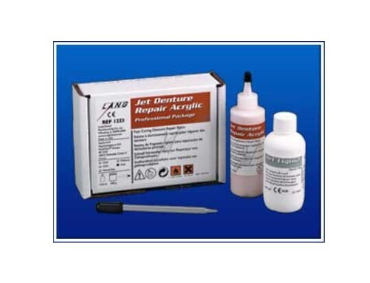 Jet Denture Repair Acrylic Denture Repair Acrylic Fibered Pink, Fast Set 1223FP